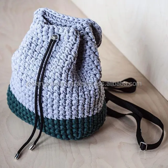 macrame crochet bag