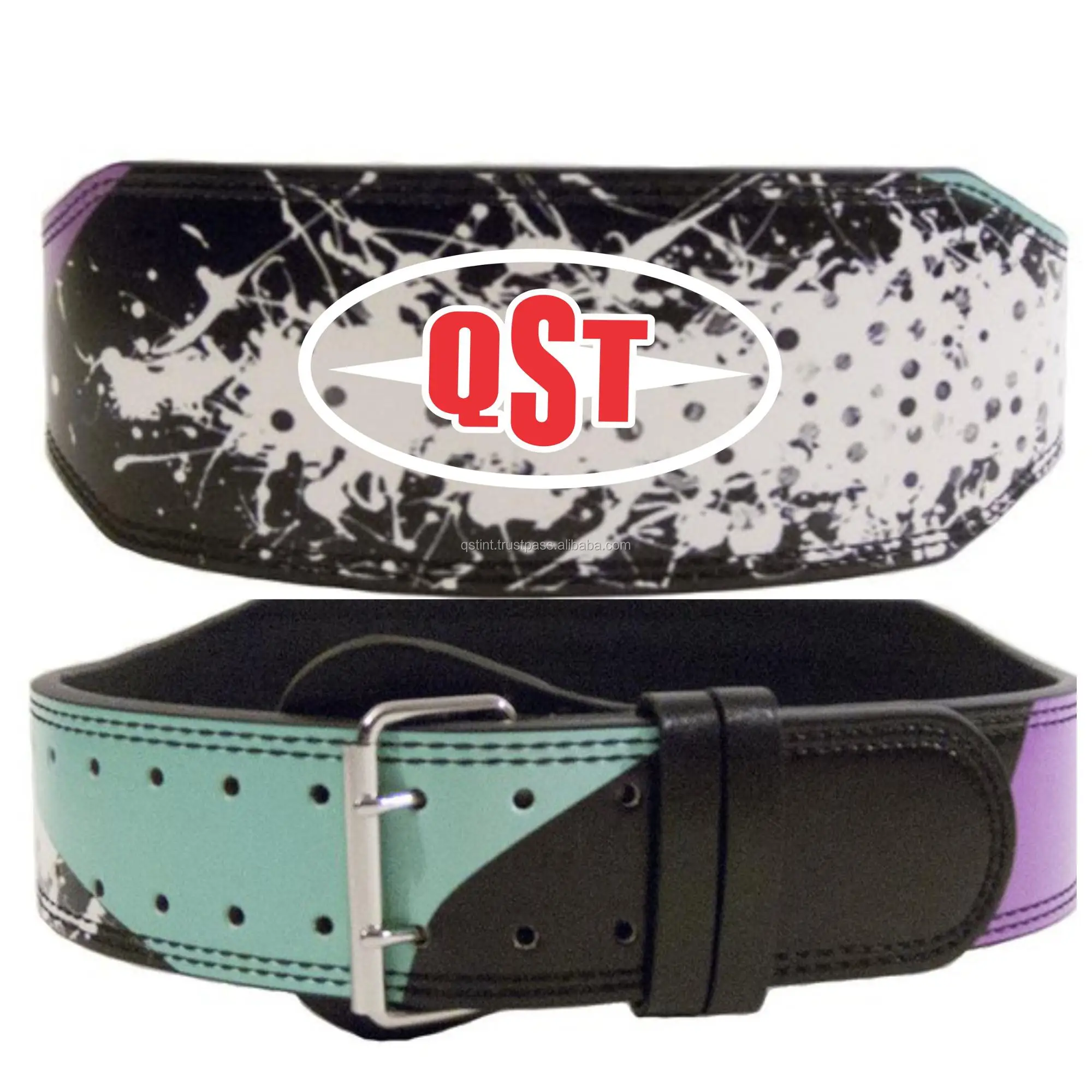 Custom Logo Printed Leather Weight Lifting Belt Buy