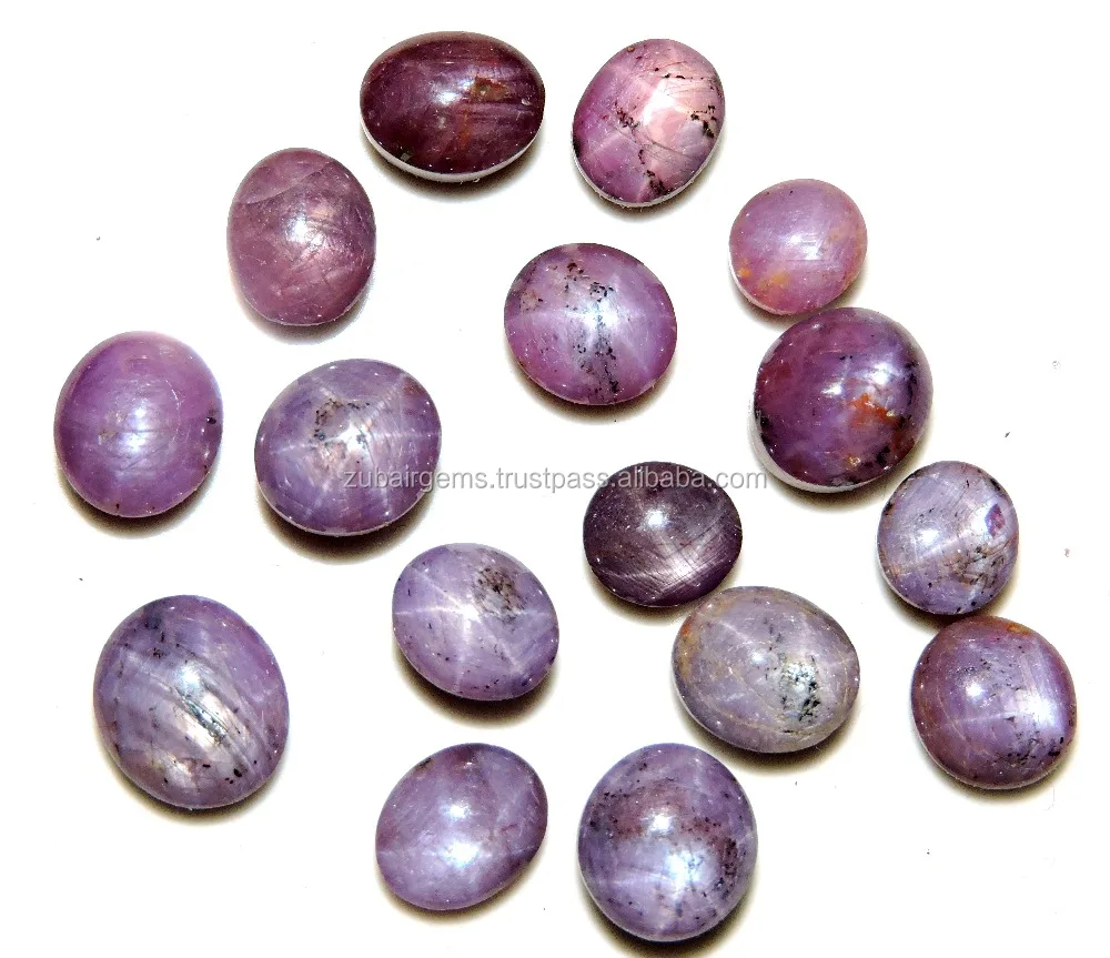 Rare Quality Natural Ruby Star Stone Cabochon Gemstone Ruby Oval Shape Gemstone