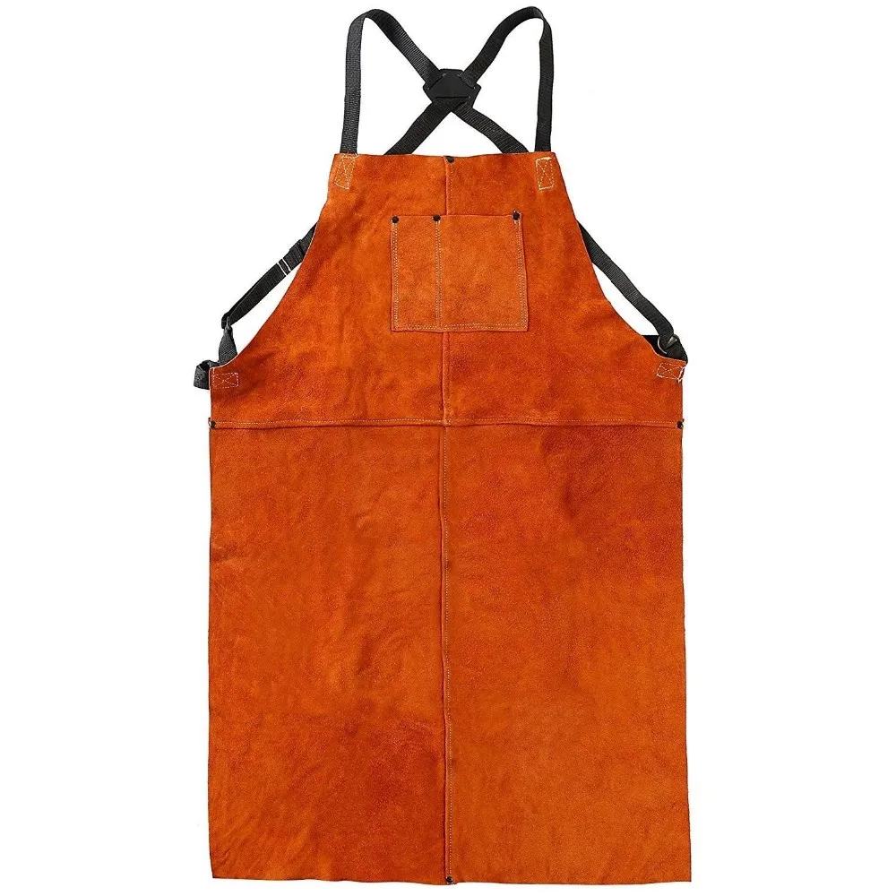 Leather Welding Apron For Welders Work Safety Working Fire Protection