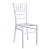 Hot Sale Restaurant Stackable White Chivari Garden/Outdoor Banquet Hotel Wedding PP Plastic Chair