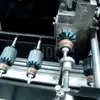 Automatic insulation paper folder and insertion armature slot paper inserting machine for electir motor rotor