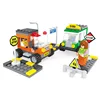 buying good quality 196 pcs kids bus station online model intelligence building block toy