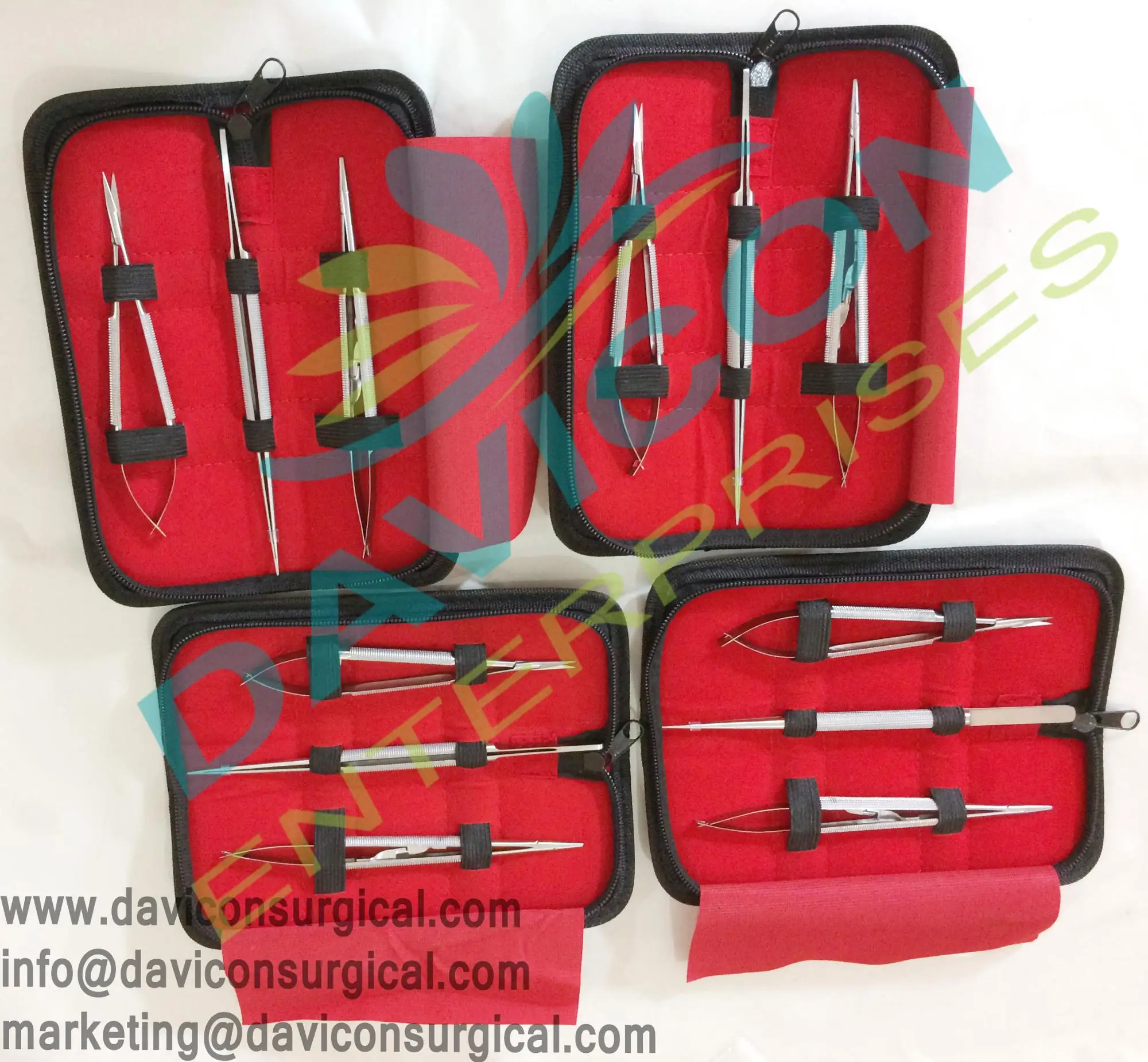 Ensemble D'instruments Chirurgicaux D'extraction Dentaire - Ascenseurs Luxants, Pour Racines