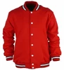 Wholesale Custom Autumn Slim Fit Blank Hooded Quilted Baseball Varsity Letterman Jacket Men