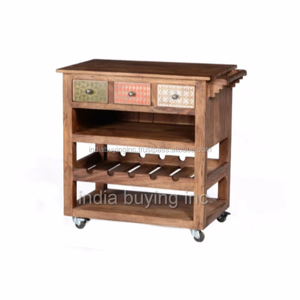 Whalen vintage kitchen cart