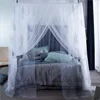 princess landing door encryption mosquito net frame bed household soft installation model room process double gauze curtain