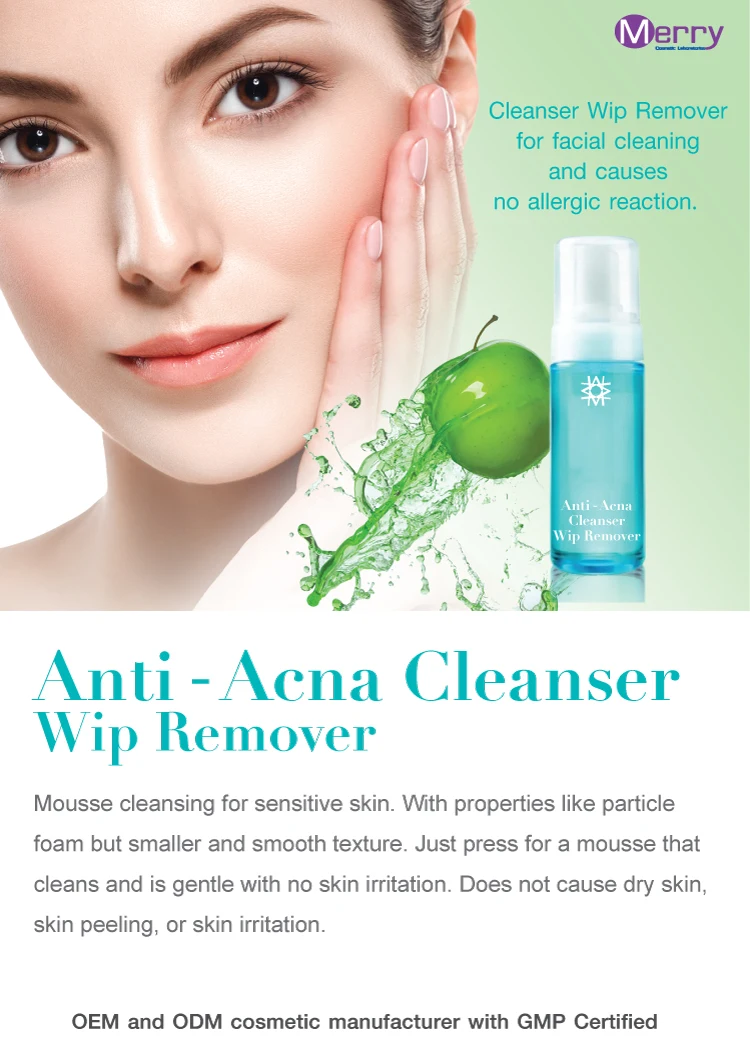 Anti-acne Cleanser Wip Remover - Buy Spot Remover Facial Cleanser ...