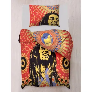 Bob Marley Printed Bedsheets Bob Marley Printed Bedsheets