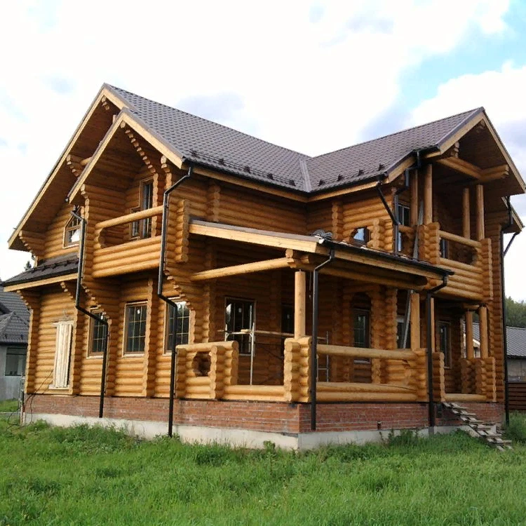 Russian Cylinder Log Homes Prefab Housing Sets Of Wood