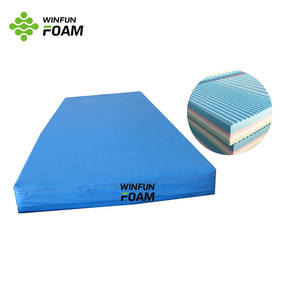 High Density Hospital Comfortable Foldable Soft Memory Foam Mattress