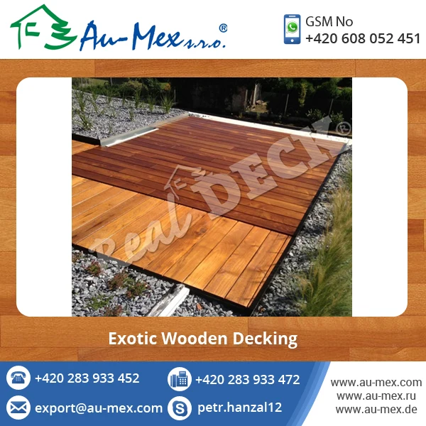 Exotic Wood Decking/ Composite Decking Outdoor Flooring Wood for Sale