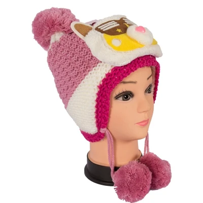 Kids Beanie With Pluce Pom Pom Buy Knitted Beanie Hat Knit Beanie Kids Beanie Product On Alibaba Com alibaba com