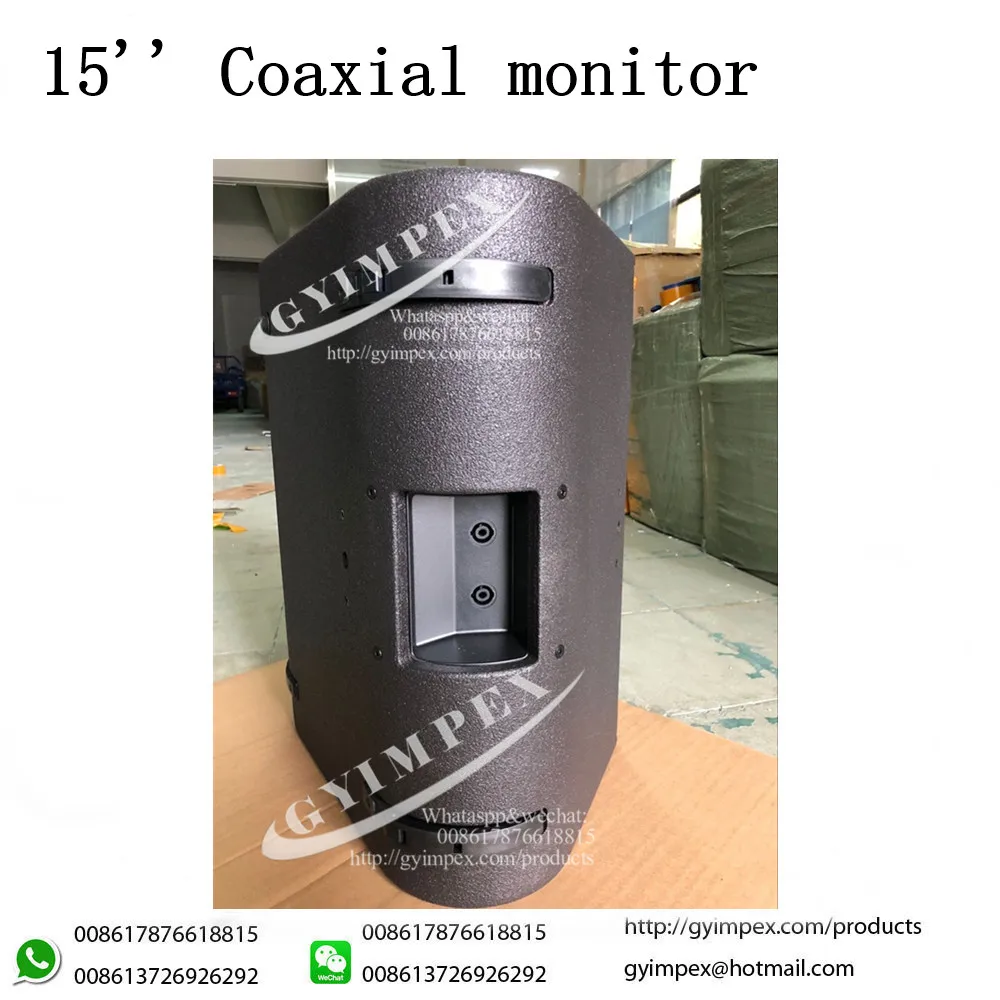 15" Speaker Box Monitors Stage Floor Loudspeaker Empty For