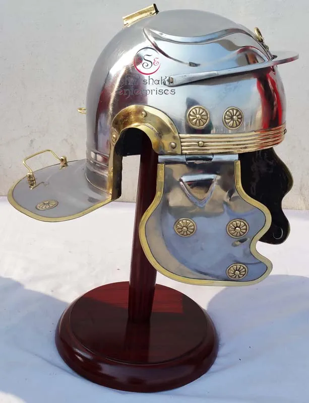 勇士中世纪罗马头盔罗马军官头盔