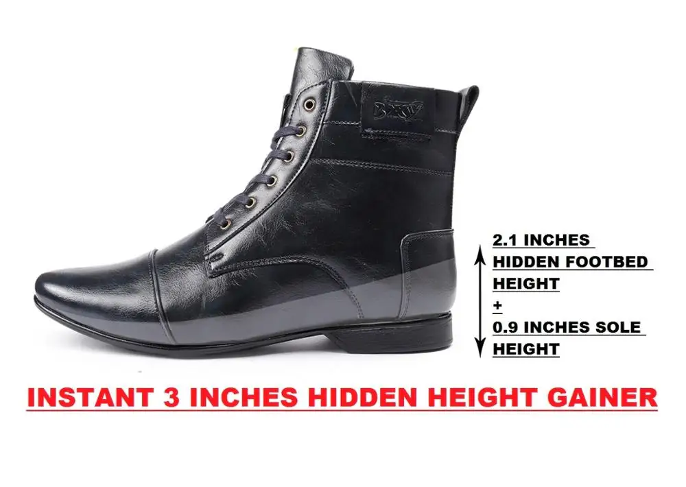 
Height Increasing Elevator Men`s Boots 