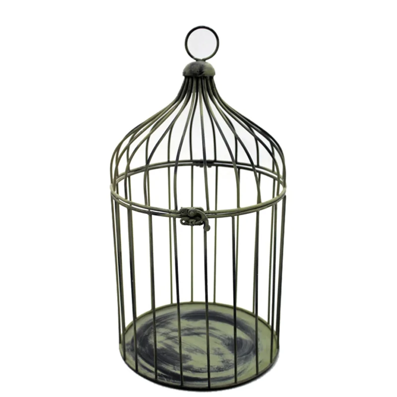 large hanging bird cage