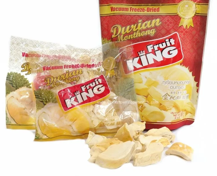 Fruit King Freeze Dried Durian Monthong 180g. Buy Durian,Durian
