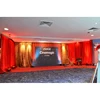 Pipe and drape stage decoration for graduation fabric curtain room divider