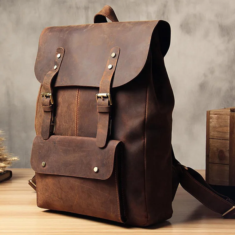 Vintage Mens Leather Backpacks - Buy Custom Gift Manufacturer Style ...