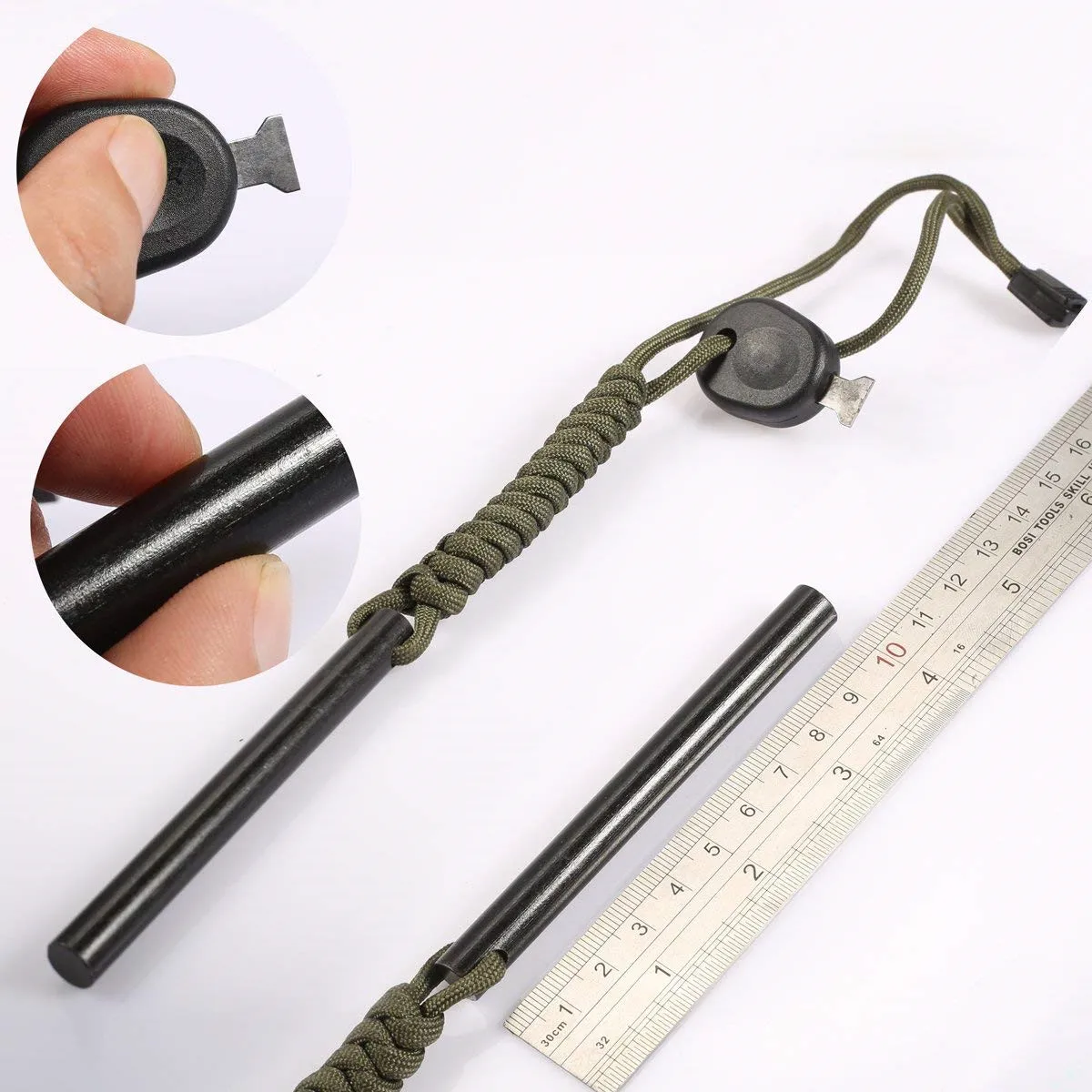 Fire Starter Survival Tool - All-in-One Flint And Steel Fire Starter - Foto 2