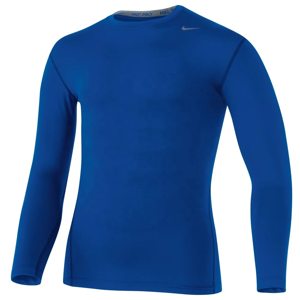 
Top Quality 85% POLYESTER 15% SPANDEX (LYCRA) CUSTOM ROUND NECK BLACK WHITE COMPRESSION SHIRT 