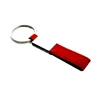 Hot selling bright red key chains/sing key holder/wholesale cheap keychains