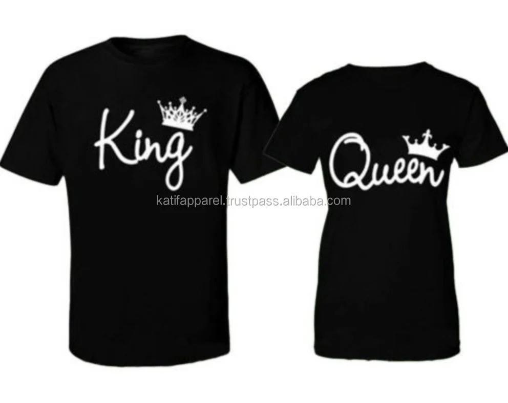 Family King Queen Prince Princess Print T Shirts Cheap Family T
