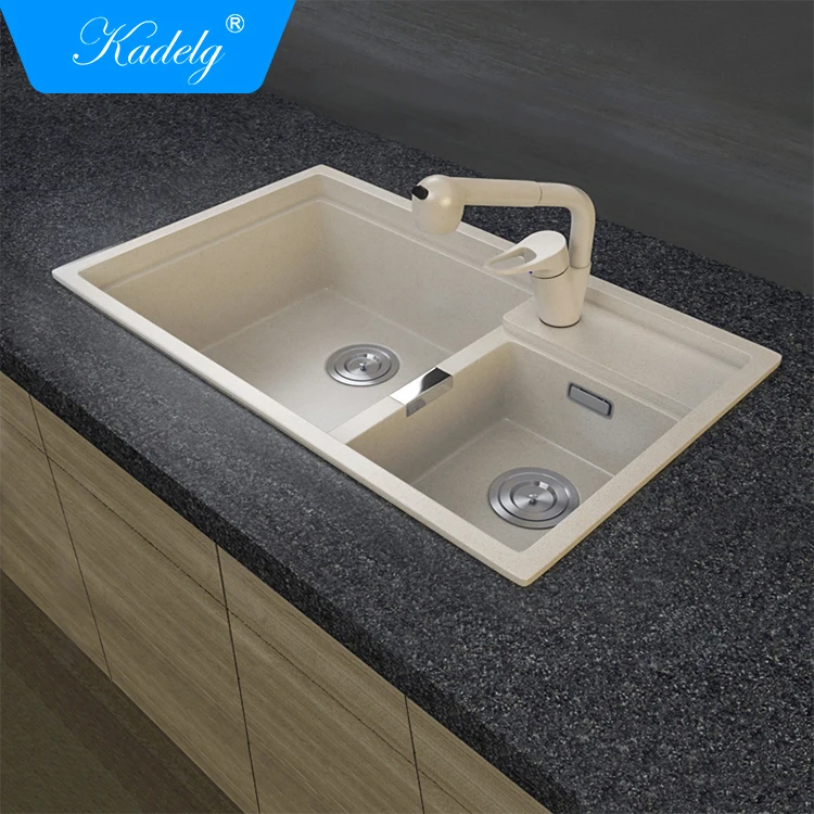 CE Certification Cheap Composite Granite Kitchen Lavabo