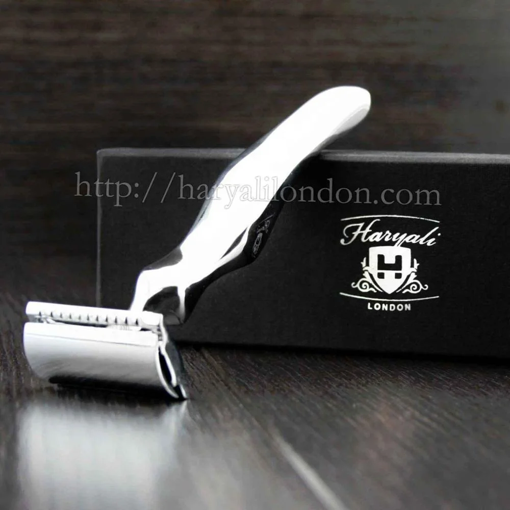 
Stainless Steel Hollow handle DOUBLE EDGE BLADE SAFETY RAZOR 7