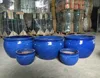 [wholesale] Blue glazed planters - Large blue glazed pots - Outdoor garden ceramic pot - Vietnam pottery Manufacturer