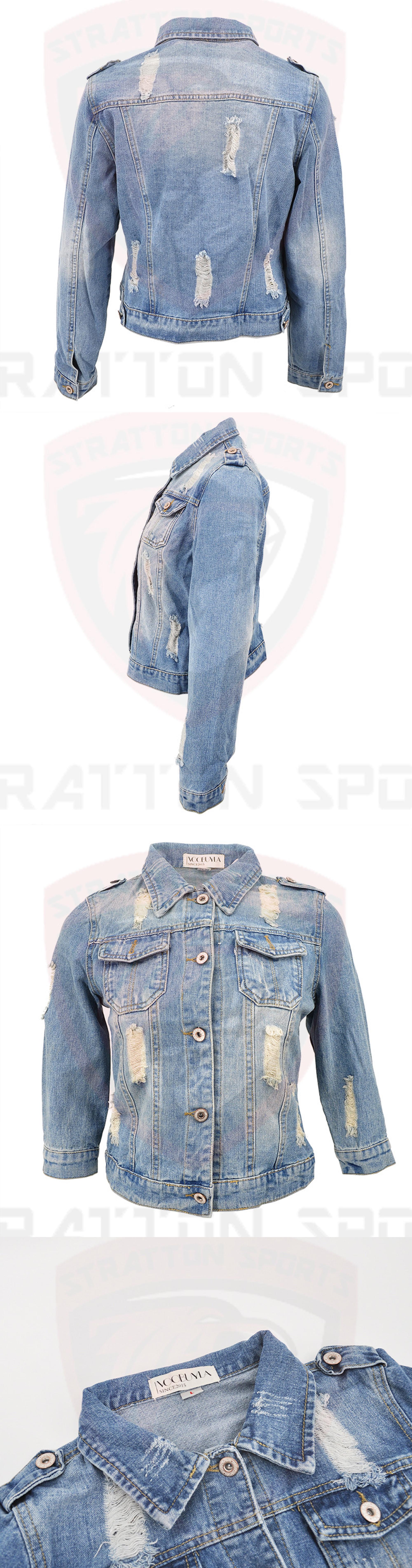 Pakistan's 100 Cotton Fresh Denim Jacket Women Premium Stitched Custom