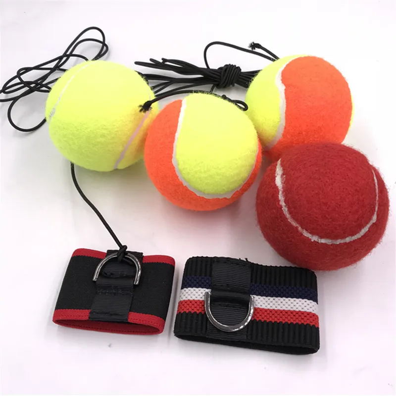 Wrist Elastic Return Sponge Rubber Sport Ball With Rope Nylon Rubber