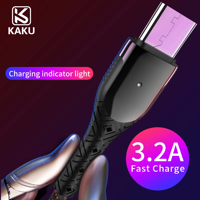 KAKU Light up usb charging charger cable  for iphone for samsung