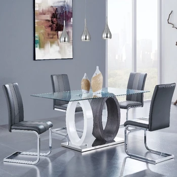 Modern Good Quality Dining Set Table And Chair Model D1628dt | D915dc