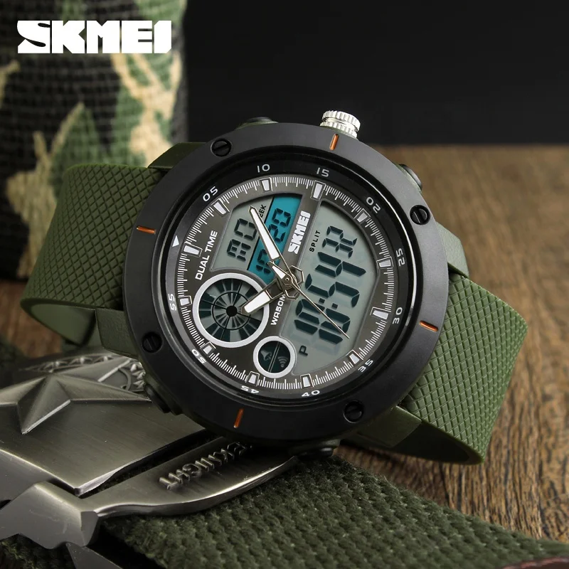 

china brand watches skmei 1361 fashion luxury big dial watches for men, Five colors