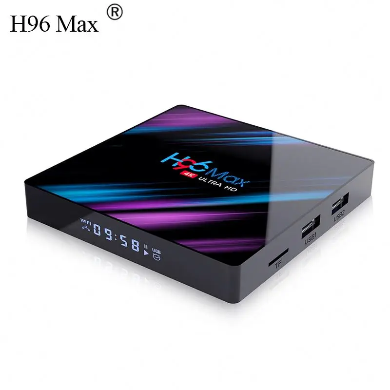 

Rockchip RK3318 Android 9.0 Smart TV BOX Android H96 MAX 4GB 32/64GB quad core 4K full HD play set top box