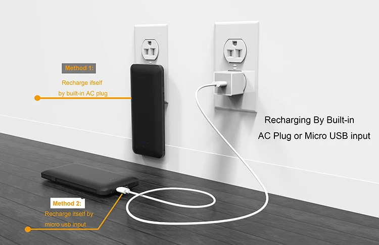 New Products Mobile Charger Power Bank 10000mah With Wall Plug In Ac Outlet Power Banks Uutek Rsq3 A Buy Power Bank Mobile Charger Power Bank Online Shopping Free Shipping Product On Alibaba Com