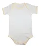 Super cute printed 100% organic cotton short Sleeve summer romper baby For Unisex
