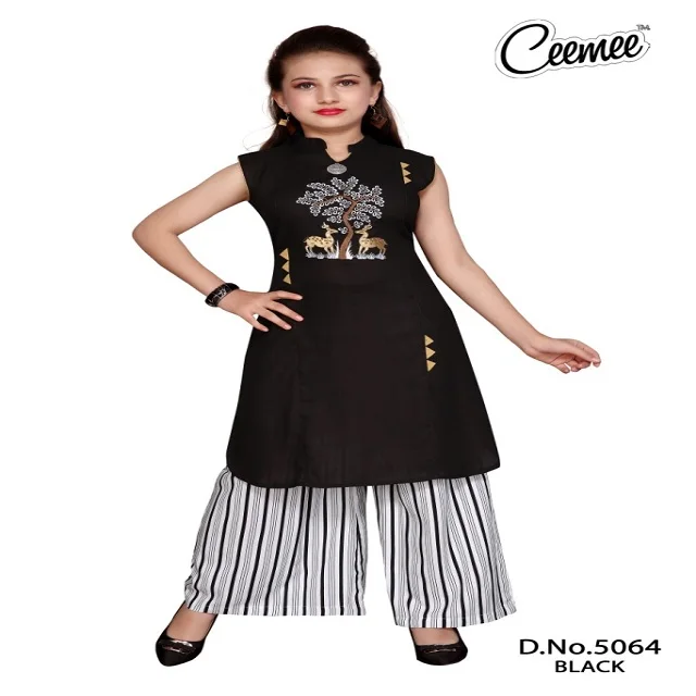 Letest Pattern Girls Wear Kurtis With Gold Color Kurti Buy Nice Printed Girls Dress Set,Latest