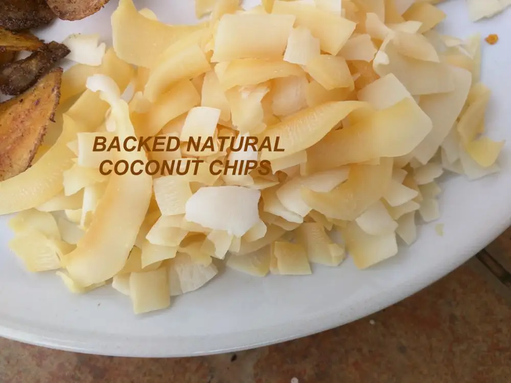 Made In Thailand Roasted Baked Natural Coconut Chips Buy Natural