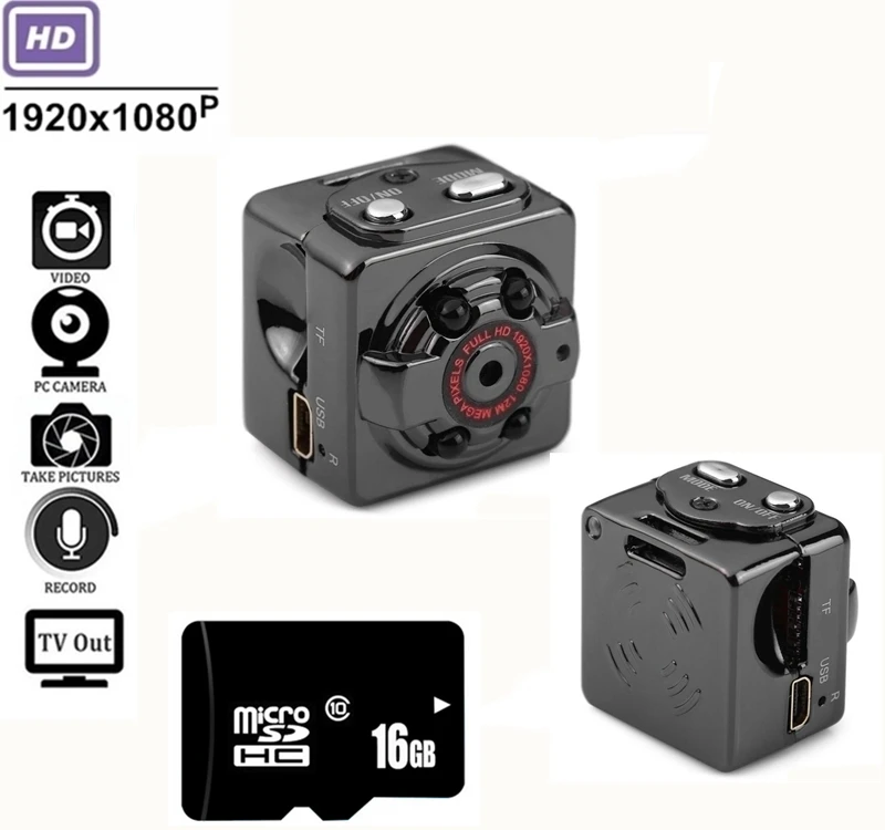 2018 Hottest Micro Cam Hidden Spy Mini Dv Cctv Camera Sq8 For Flying