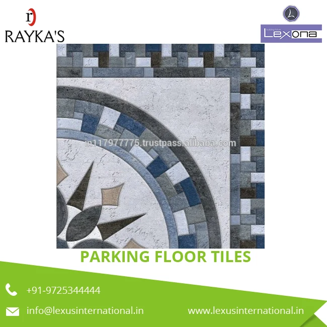 Heavy Duty Parking Porcelain Floor Tile For Out Side Car Parking With ...