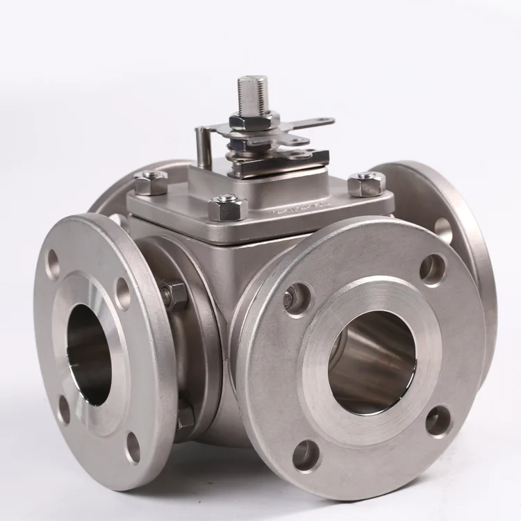 4 Way Manual Directional Control Ball Valve Buy 1.4408 Cf8m Ss316 4