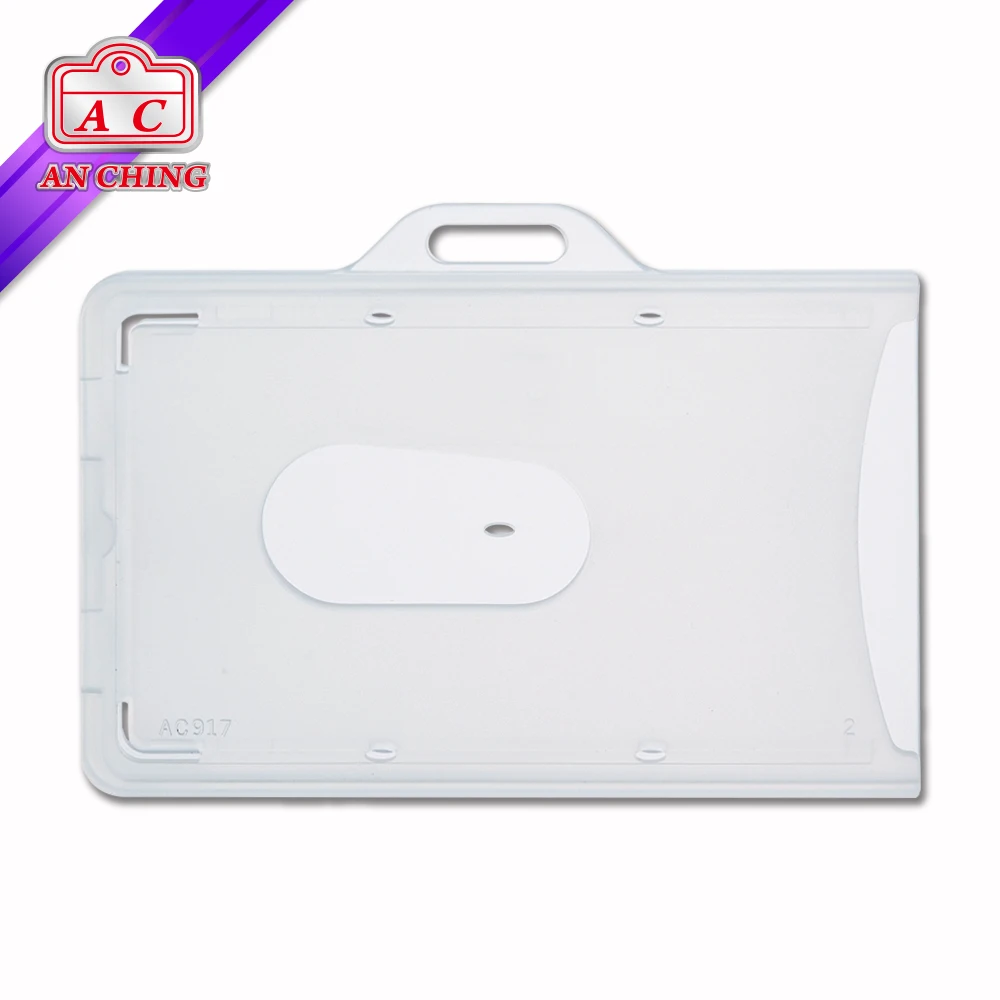 

Free Shipping USA Only Cards Easily Moved Badge Name Card Holders, Frosted