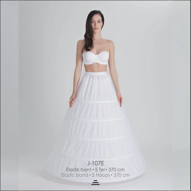 
Affordable Fluffy 5 Hoops Petticoat for Wedding Dresses 