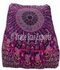 Large Mandala Floor Cushion Cover Cotton Dog Bed Ethnic Ottoman Pouf Square Pet Bed Throw