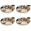 Stainless Steel Pure Silver Copper Hammered Thali Sets For Bar Tools Sets