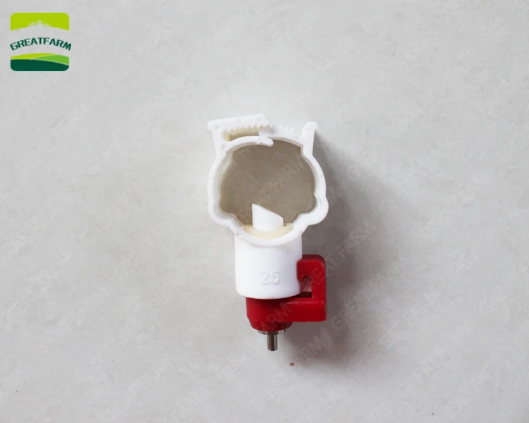 GREAT FARM automatic syringe white chicken drinker nipple never leak