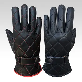 slim leather gloves